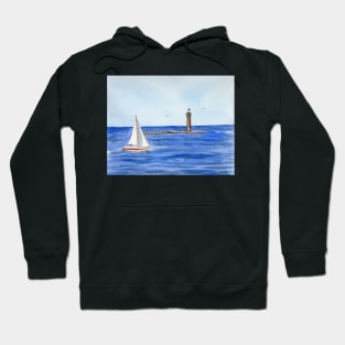 Sailing in Maine Hoodie